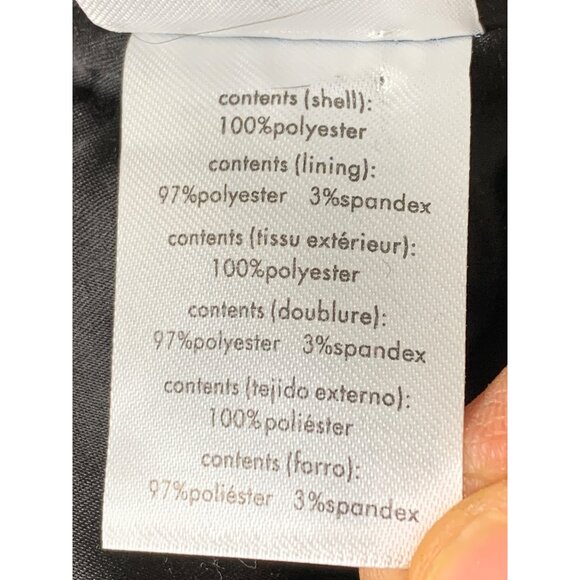 Rachel Parcell Black Sparkle Plaid Blazer  Double Breasted Size 4 RV10320 EUC - Picture 7 of 11